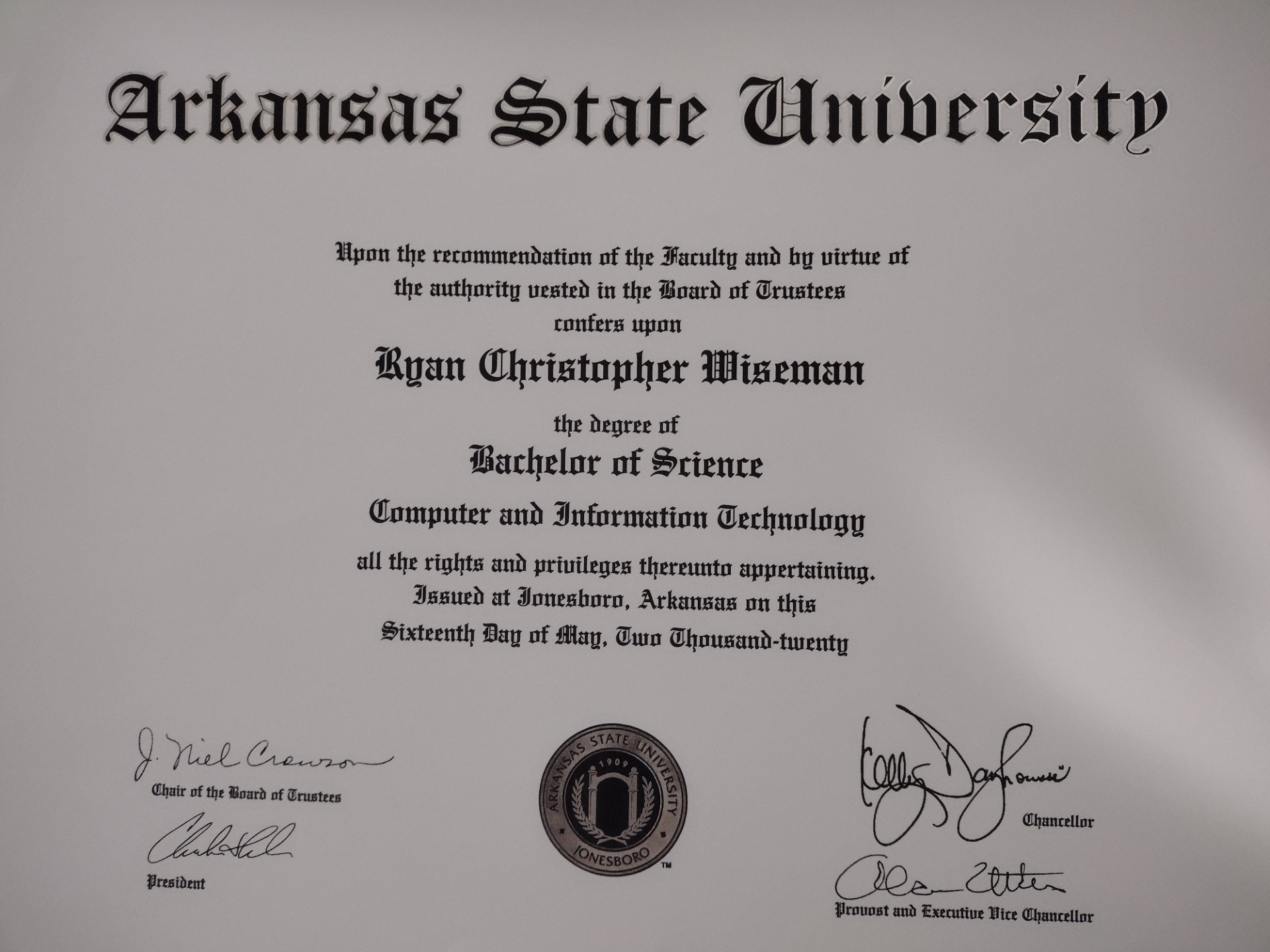 Bachelor’s Degree